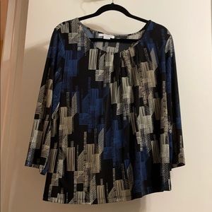 Polyester\spandex blouse